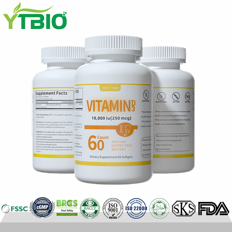 Vitamin D3 Softgel | OEM Manufacturer & Custom Supplement