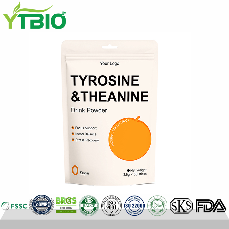 Tyrosine & Theanine Functional Solid Beverage | OEM Factory Bulk Supply