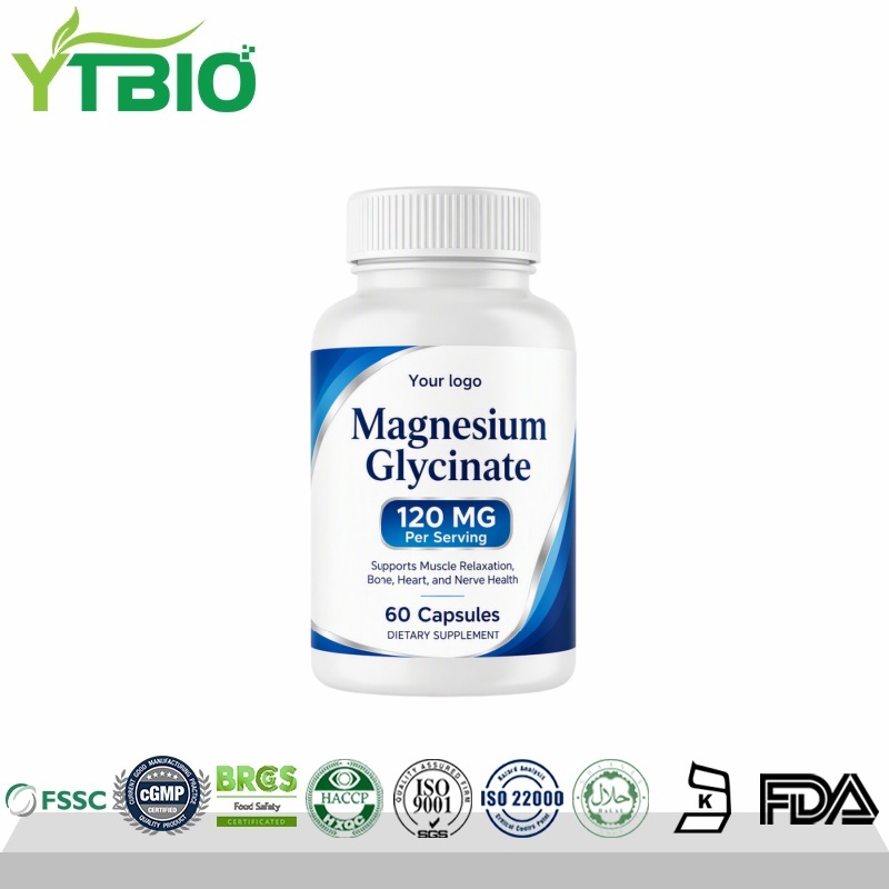 YTBIO Magnesium Glycinate Capsules 120mg Per Serving | OEM Manufacturer