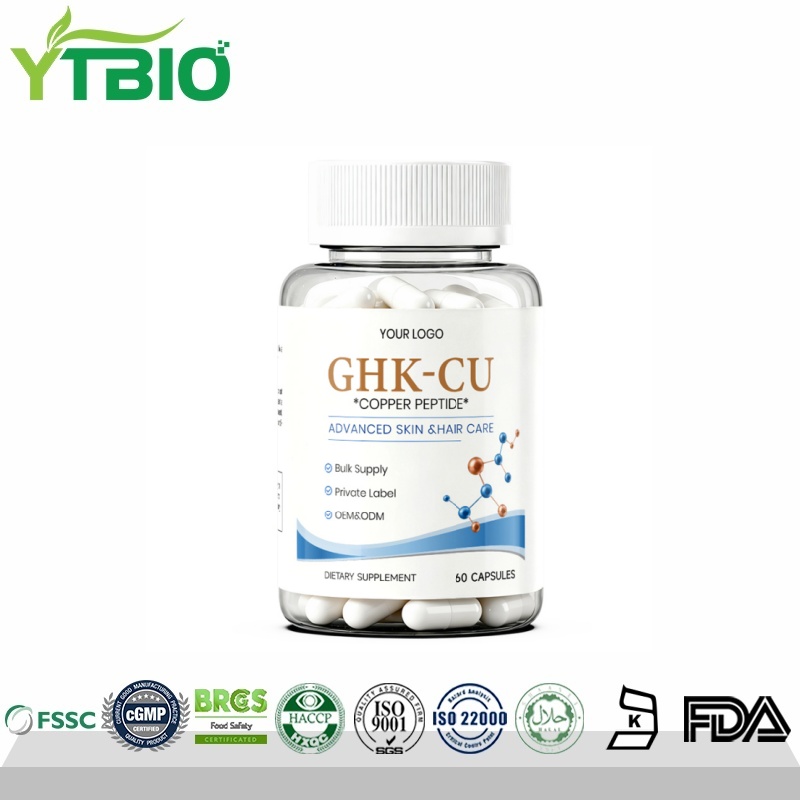 GHK-Cu Copper Peptide Capsules 120mcg | Private Label OEM & ODM
