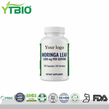 Private Label Moringa Leaf Capsules 1000mg Per ...