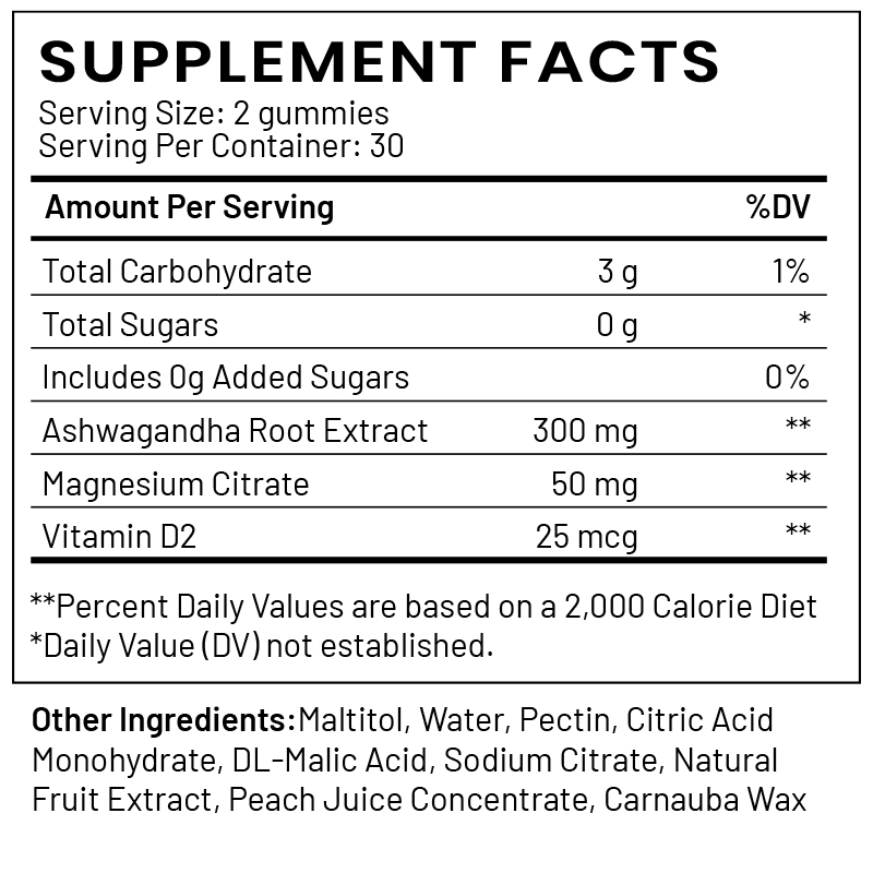 Adaptogenic Ashwagandha Gummies | Professional ...