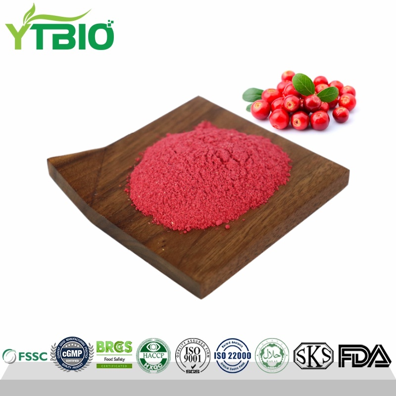 100% Natural Cranberry Fruit Powder Factory