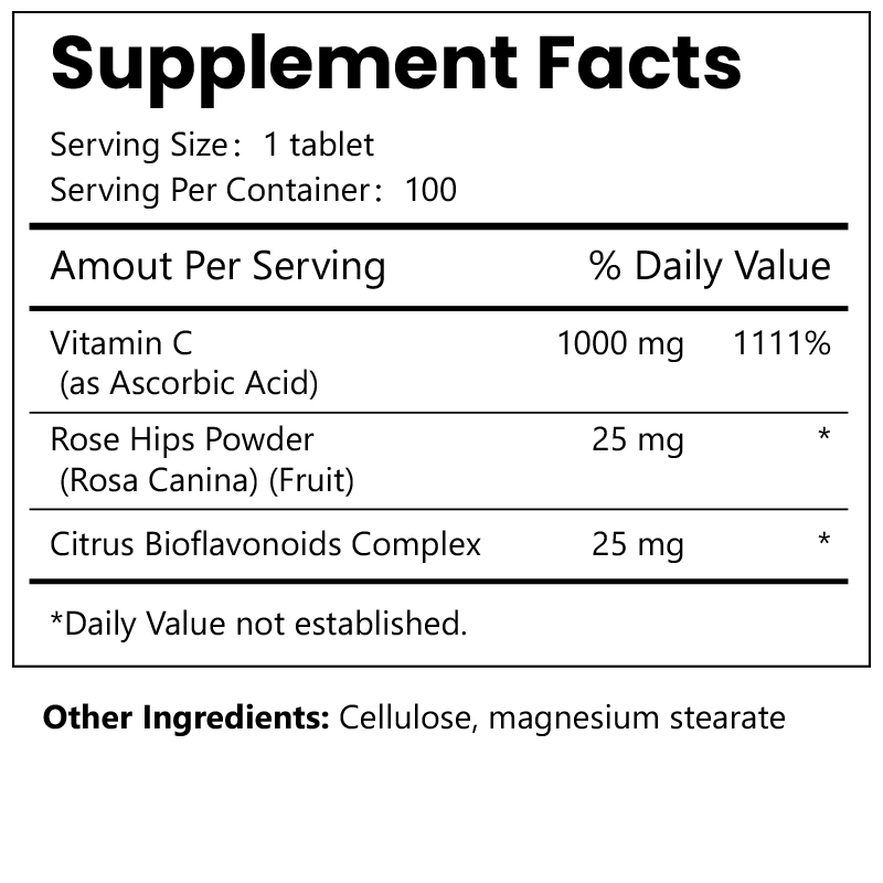 Custom Vitamin C Tablets | B2B Wholesale OEM Pr...