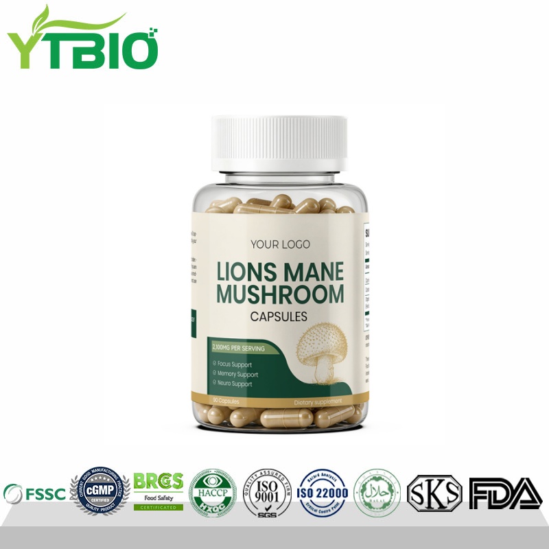 Wholesale Lion's Mane Mushroom Capsules | OEM M...