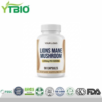 Private Label Lions Mane Mushroom Capsules | OE...
