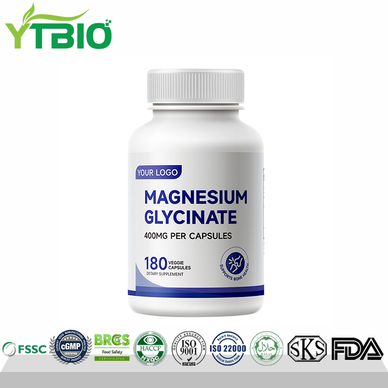 Private Label Magnesium Glycinate Capsules | Factory Direct Wholesale Supply