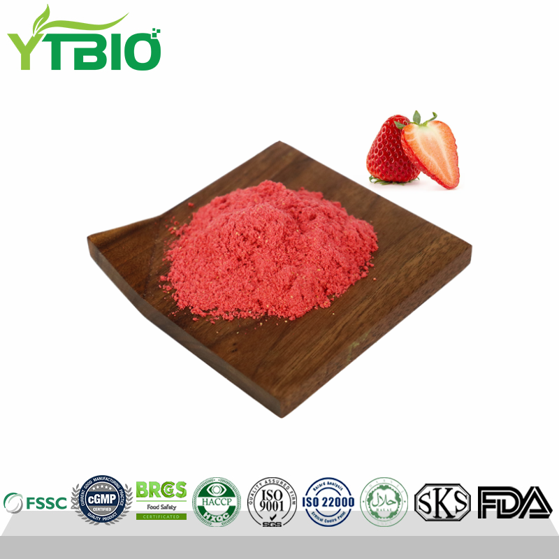 Pure Freeze-Dried&Spray-Dried Strawberry Powder Supplier