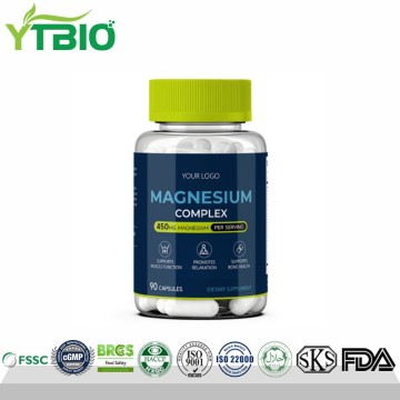 Magnesium Complex Capsules — 450 mg Magnesium p...