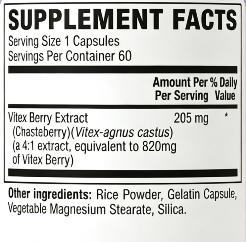 YTBIO Vitex Capsules Non-GMO & Gluten Free | OE...