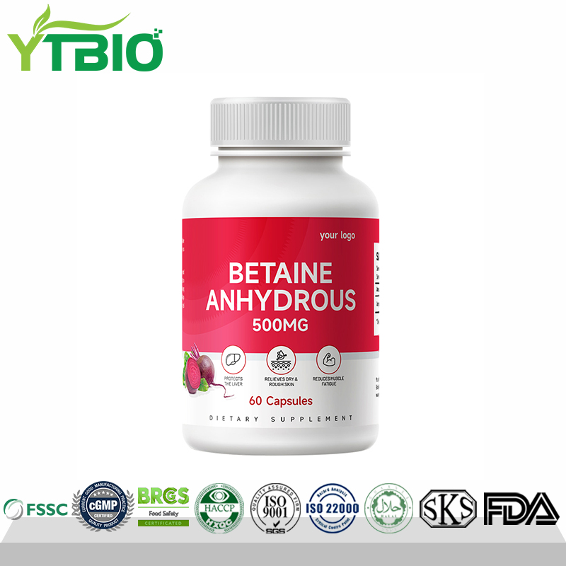 Private Label Anhydrous Betaine Capsules | Premium Nutrient Supplement Manufacturer