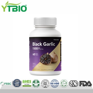 Black Garlic Tablets Natural Longevity Supplement OEM