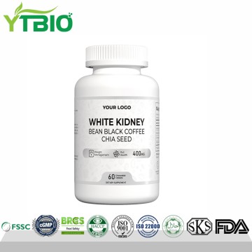 White Kidney Bean Black Coffee Chia Seed Tablets OEM