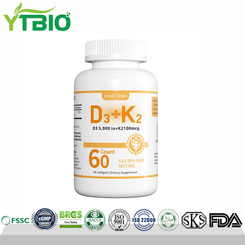 Vitamin D3+K2 Softgel | Direct Factory Bulk Order Support
