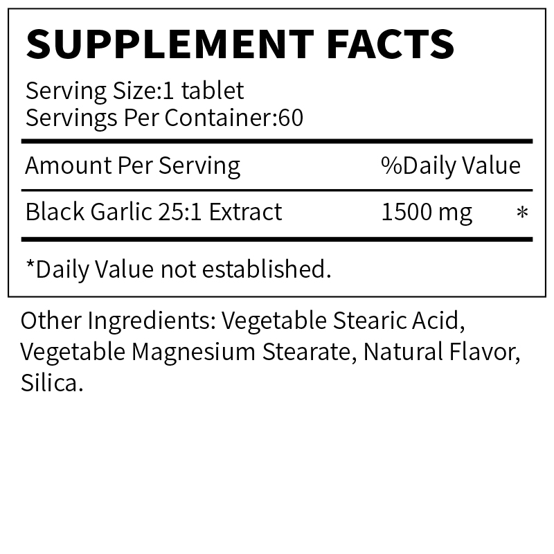 Black Garlic Tablets Wholesale | Natural Health...