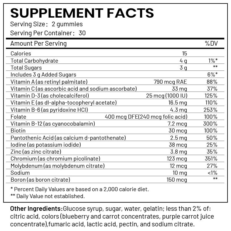 YTBIO Men's Multivitamin Gummies | OEM & Privat...