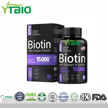 Advanced Collagen Biotin Capsules | B2B Custom Manufacturing