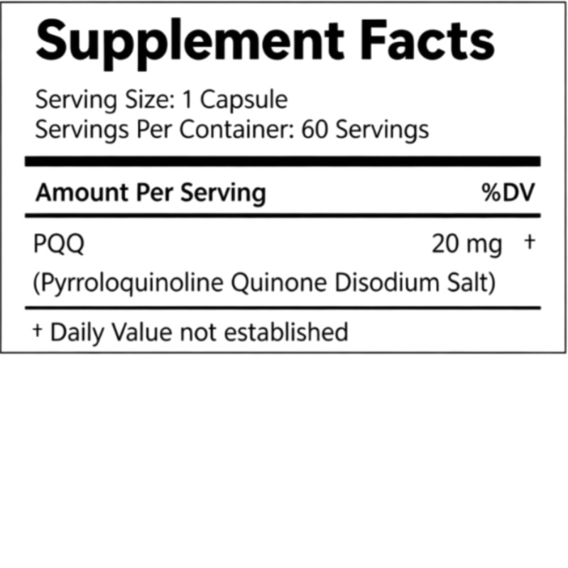 Private Label PQQ Capsules 20mg| OEM & Private ...