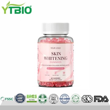 Private Label Skin Whitening Gummies with L-Glutathione OEM Manufacturer