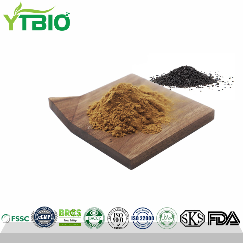 Black Sesame Seed Extract 70% Sesamin for Anti-Aging