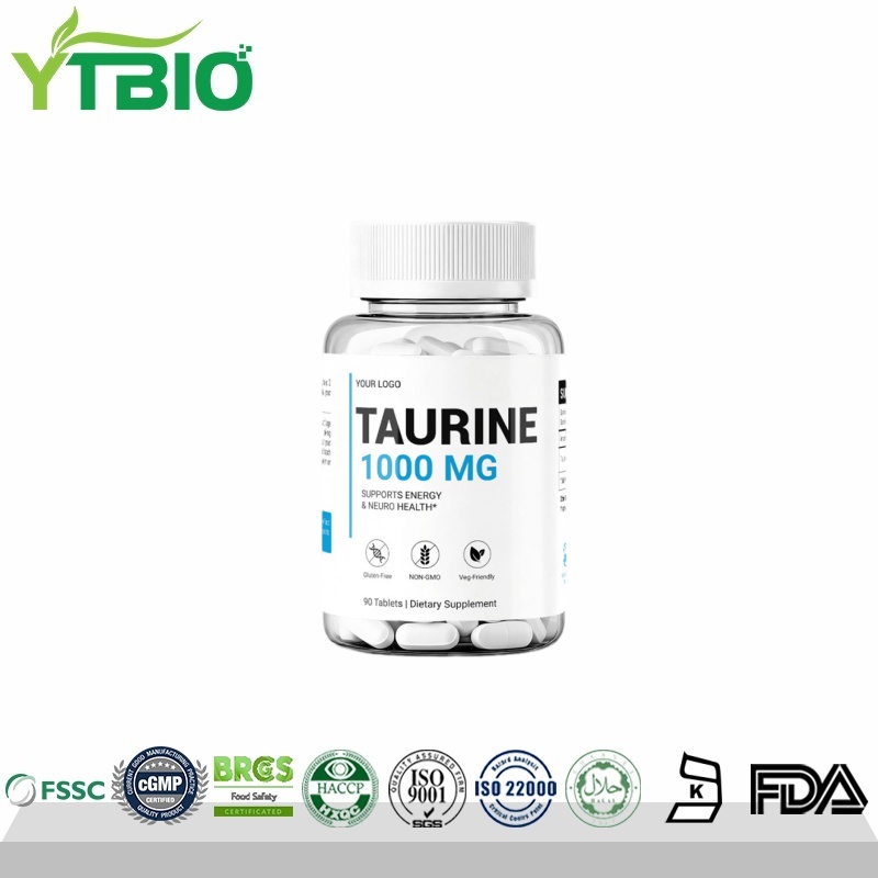YTBIO Taurine Tablets 1000mg｜OEM & Private Label