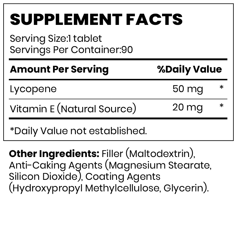 Lycopene Tablets | OEM ODM Manufacturer, Privat...